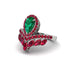 Emerald Crown Radiance Engagement Ring - Aviana No. 51