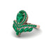 Emerald Crown Radiance Engagement Ring - Aviana No. 20