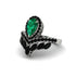 Emerald Crown Radiance Engagement Ring - Aviana No. 36