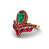 Emerald Crown Radiance Engagement Ring - Aviana No. 49 image 3