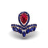 Ruby Crown Radiance Engagement Ring - Aviana No. 71 image 1