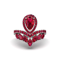 Ruby Crown Radiance Engagement Ring - Aviana No. 57 image 1