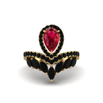Ruby Crown Radiance Engagement Ring - Aviana No. 40 image 1