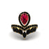 Ruby Crown Radiance Engagement Ring - Aviana No. 40