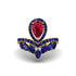 Ruby Crown Radiance Engagement Ring - Aviana No. 70 image 1