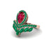 Ruby Crown Radiance Engagement Ring - Aviana No. 26 image 3