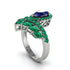 Sapphire Crown Radiance Engagement Ring - Aviana No. 30 image 2