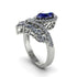 Sapphire Crown Radiance Engagement Ring - Aviana No. 15 image 2