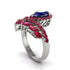 Sapphire Crown Radiance Engagement Ring - Aviana No. 60 image 2