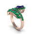 Sapphire Crown Radiance Engagement Ring - Aviana No. 29 image 2