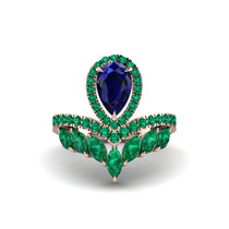 Sapphire Crown Radiance Engagement Ring - Aviana No. 29 image 1