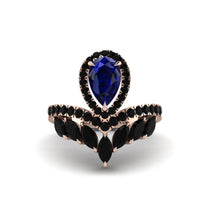 Sapphire Crown Radiance Engagement Ring - Aviana No. 44 image 1