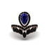 Sapphire Crown Radiance Engagement Ring - Aviana No. 44