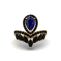 Sapphire Crown Radiance Engagement Ring - Aviana No. 43 image 1