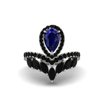 Sapphire Crown Radiance Engagement Ring - Aviana No. 45 image 1