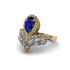 Sapphire Crown Radiance Engagement Ring - Aviana No. 13