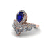 Sapphire Crown Radiance Engagement Ring - Aviana No. 14