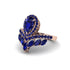 Sapphire Crown Radiance Engagement Ring - Aviana No. 74