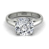 Cushion Cut Diamond Solitaire Engagement Ring - Royalty No. 3