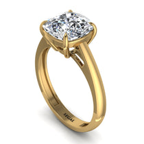 Cushion Cut Diamond Solitaire Engagement Ring - Royalty No. 1 image 1