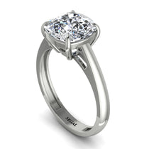 Cushion Cut Diamond Solitaire Engagement Ring - Royalty No. 3 image 1