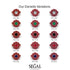 Emerald Double Halo Gold Engagement Ring - Danielle No. 20 image 7