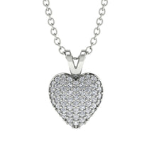 Dazzling Diamond Heart Gold Pendant - Kiara No. 3 image 1