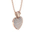 Dazzling Diamond Heart Gold Pendant - Kiara No. 2 image 2