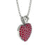 Dazzling Ruby Heart Gold Pendant - Kiara No. 12 image 2