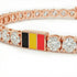 Diamond Tennis Bracelet with Belgium Flag no. 2