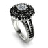 Diamond Double Halo Gold Engagement Ring - Danielle No. 33