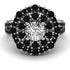 Diamond Double Halo Gold Engagement Ring - Danielle No. 33