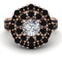 Diamond Double Halo Gold Engagement Ring - Danielle No. 32 image 2