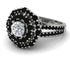 Diamond Double Halo Gold Engagement Ring - Danielle No. 33