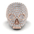 Diamond-Encrusted Skull Men's Fashion Ring - Jules No. 2 image 7
