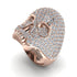 Diamond-Encrusted Skull Men's Fashion Ring - Jules No. 2 image 9