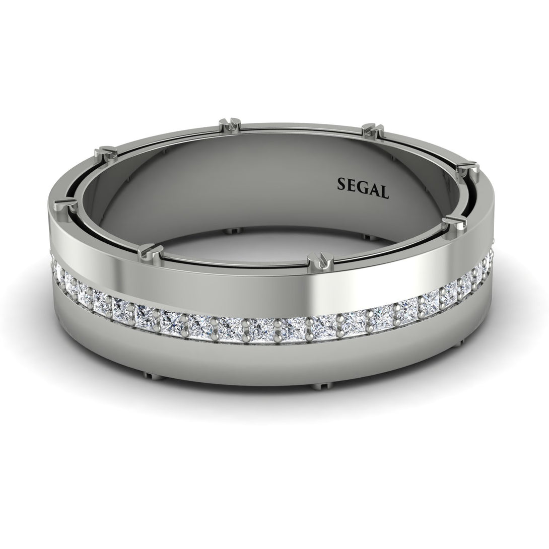 Diamond Eternal Elegance Men’s Wedding Ring - Roman No. 3