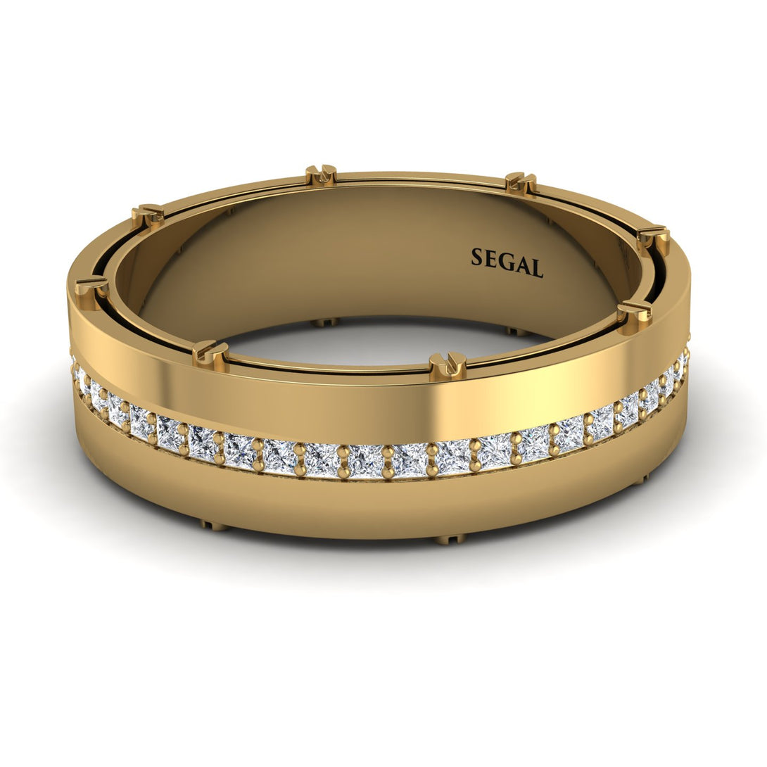 Diamond Eternal Elegance Men’s Wedding Ring - Roman No. 1