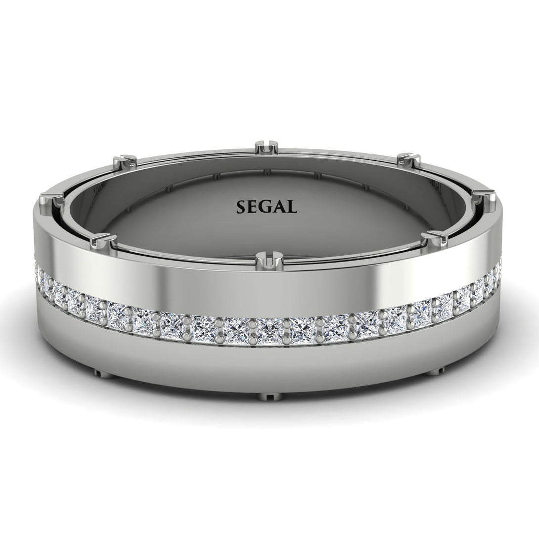Diamond Eternal Elegance Men’s Wedding Ring - Roman No. 3