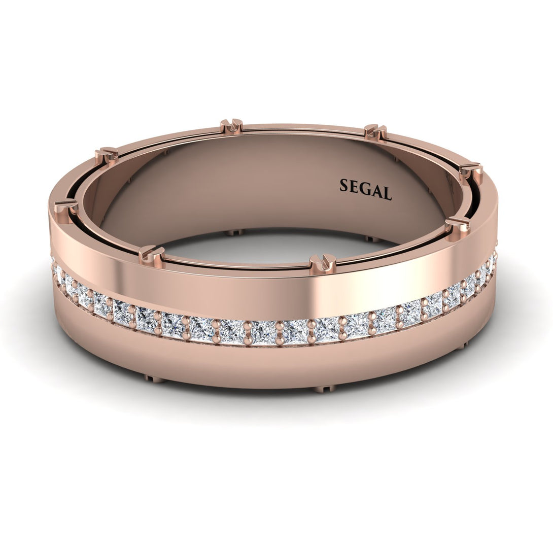 Diamond Eternal Elegance Men’s Wedding Ring - Roman No. 2