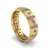 Diamond Gold Men's Wedding Ring - Zion No. 1