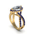 Diamond Marquise Split Shank Engagement Ring - Carly No. 61 image 1