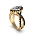 Diamond Marquise Split Shank Engagement Ring - Carly No. 31 image 1