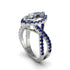 Diamond Marquise Split Shank Engagement Ring - Carly No. 63