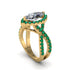 Diamond Marquise Split Shank Engagement Ring - Carly No. 16 image 1