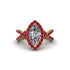 Diamond Marquise Split Shank Engagement Ring - Carly No. 46 image 2