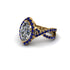 Diamond Marquise Split Shank Engagement Ring - Carly No. 61
