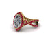 Diamond Marquise Split Shank Engagement Ring - Carly No. 46