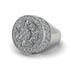 4.1ct Diamond Men's Cluster Pinky Ring - August No. 3 image 2