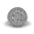 4.1ct Diamond Men's Cluster Pinky Ring - August No. 3 image 3